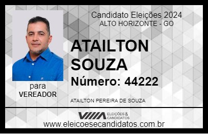 Candidato ATAILTON SOUZA 2024 - ALTO HORIZONTE - Eleições