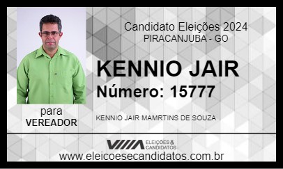 Candidato KENNIO JAIR 2024 - PIRACANJUBA - Eleições