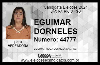 Candidato EGUIMAR DORNELES 2024 - SÃO PATRÍCIO - Eleições