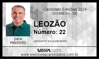 Candidato LEOZÃO 2024 - GOIANÉSIA - Eleições