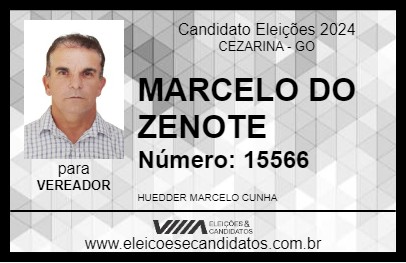 Candidato MARCELO DO ZENOTE 2024 - CEZARINA - Eleições