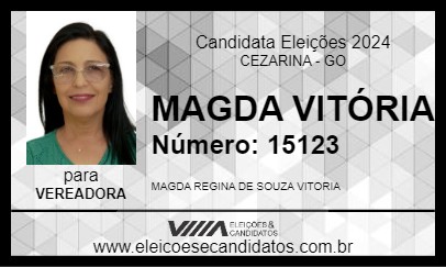 Candidato MAGDA VITÓRIA 2024 - CEZARINA - Eleições