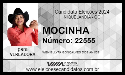 Candidato MOCINHA 2024 - NIQUELÂNDIA - Eleições