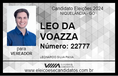 Candidato LEO DA VOAZZA 2024 - NIQUELÂNDIA - Eleições