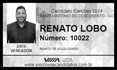 Candidato RENATO LOBO 2024 - SANTO ANTÔNIO DO DESCOBERTO - Eleições