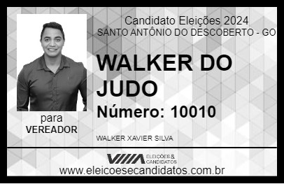 Candidato WALKER DO JUDO 2024 - SANTO ANTÔNIO DO DESCOBERTO - Eleições