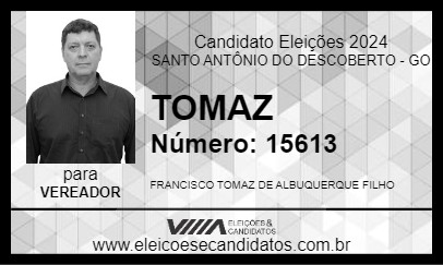 Candidato TOMAZ 2024 - SANTO ANTÔNIO DO DESCOBERTO - Eleições