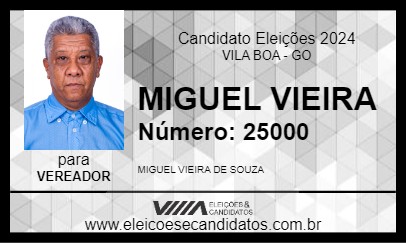 Candidato MIGUEL VIEIRA 2024 - VILA BOA - Eleições