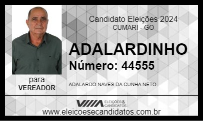 Candidato ADALARDINHO 2024 - CUMARI - Eleições