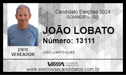 Candidato JOÃO LOBATO 2024 - GOIANDIRA - Eleições