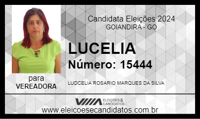 Candidato LUCELIA 2024 - GOIANDIRA - Eleições