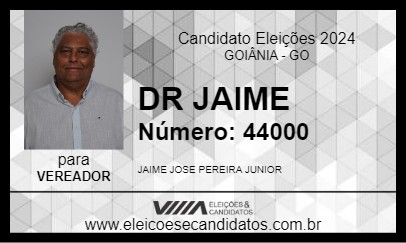 Candidato DR JAIME 2024 - GOIÂNIA - Eleições