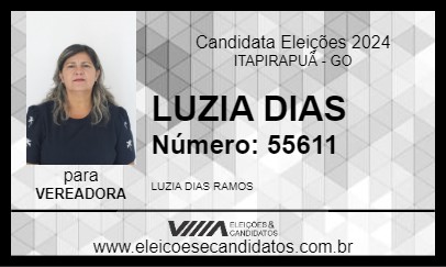 Candidato LUZIA DIAS 2024 - ITAPIRAPUÃ - Eleições