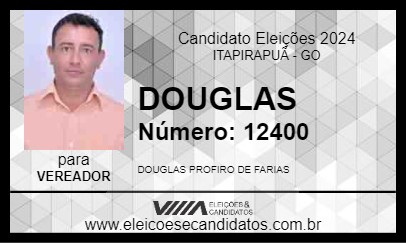 Candidato DOUGLAS 2024 - ITAPIRAPUÃ - Eleições