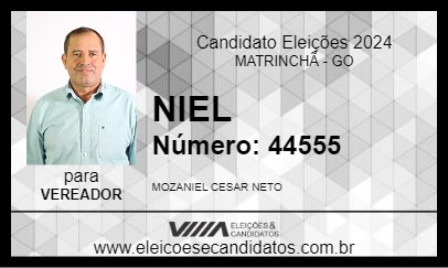 Candidato NIEL 2024 - MATRINCHÃ - Eleições