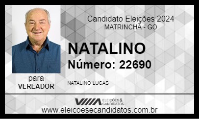 Candidato NATALINO 2024 - MATRINCHÃ - Eleições