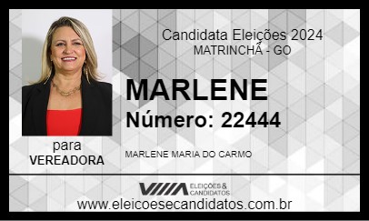 Candidato MARLENE 2024 - MATRINCHÃ - Eleições