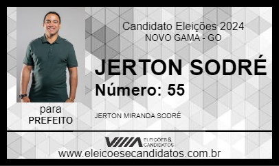 Candidato JERTON SODRÉ 2024 - NOVO GAMA - Eleições