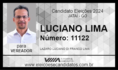 Candidato LUCIANO LIMA 2024 - JATAÍ - Eleições