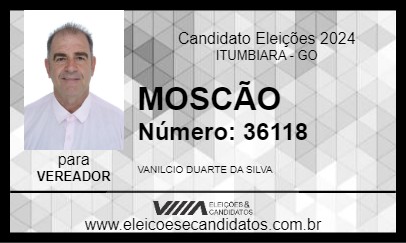 Candidato MOSCÃO 2024 - ITUMBIARA - Eleições