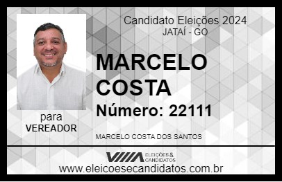 Candidato MARCELO COSTA 2024 - JATAÍ - Eleições