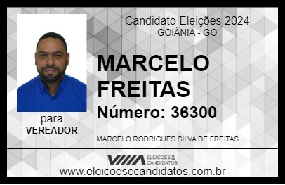 Candidato MARCELO FREITAS 2024 - GOIÂNIA - Eleições