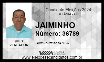 Candidato JAIMINHO 2024 - GOIÂNIA - Eleições