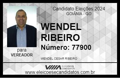 Candidato WENDEL RIBEIRO 2024 - GOIÂNIA - Eleições