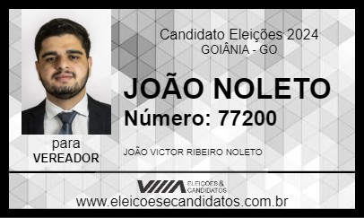 Candidato JOÃO NOLETO 2024 - GOIÂNIA - Eleições