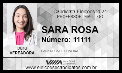 Candidato SARA ROSA 2024 - PROFESSOR JAMIL - Eleições