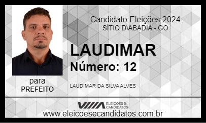 Candidato LAUDIMAR 2024 - SÍTIO D\ABADIA - Eleições