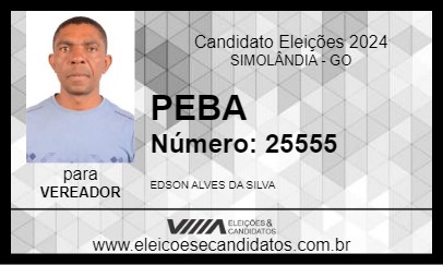 Candidato PEBA 2024 - SIMOLÂNDIA - Eleições