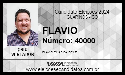 Candidato FLAVIO 2024 - GUARINOS - Eleições