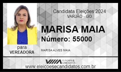 Candidato MARISA MAIA 2024 - VARJÃO - Eleições