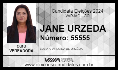 Candidato JANE URZEDA 2024 - VARJÃO - Eleições