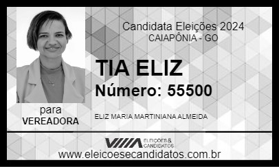 Candidato TIA ELIZ 2024 - CAIAPÔNIA - Eleições