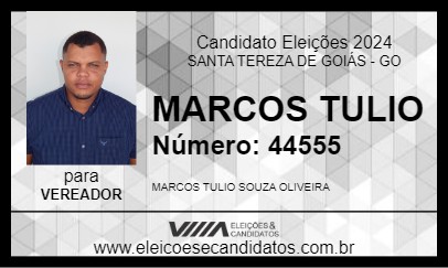 Candidato MARCOS TULIO 2024 - SANTA TEREZA DE GOIÁS - Eleições