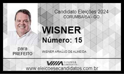 Candidato WISNER 2024 - CORUMBAÍBA - Eleições