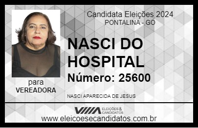 Candidato NASCI DO HOSPITAL 2024 - PONTALINA - Eleições