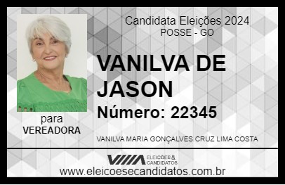 Candidato VANILVA DE JASON 2024 - POSSE - Eleições