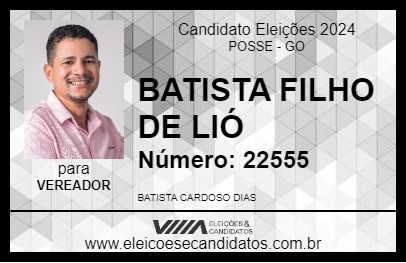 Candidato BATISTA FILHO DE LIÓ 2024 - POSSE - Eleições