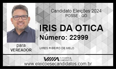 Candidato IRIS DA OTICA 2024 - POSSE - Eleições