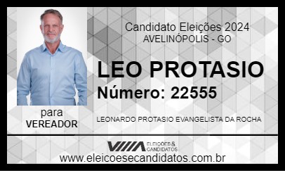 Candidato LEO PROTASIO 2024 - AVELINÓPOLIS - Eleições