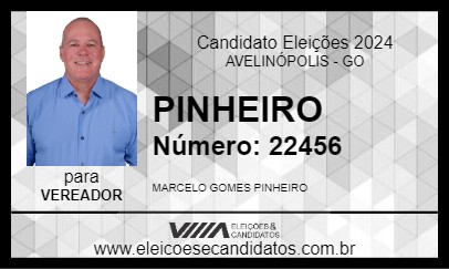 Candidato PINHEIRO 2024 - AVELINÓPOLIS - Eleições