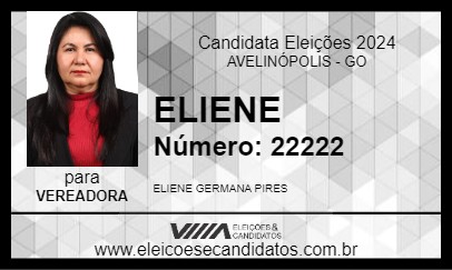 Candidato ELIENE 2024 - AVELINÓPOLIS - Eleições