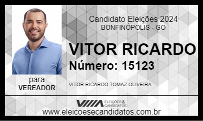 Candidato VITOR RICARDO 2024 - BONFINÓPOLIS - Eleições