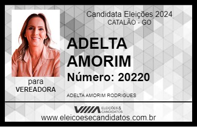 Candidato ADELTA AMORIM 2024 - CATALÃO - Eleições