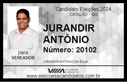 Candidato JURANDIR ANTÔNIO 2024 - CATALÃO - Eleições