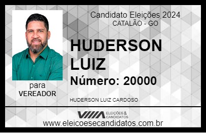 Candidato HUDERSON LUIZ 2024 - CATALÃO - Eleições