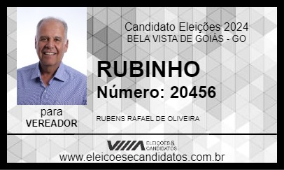 Candidato RUBINHO 2024 - BELA VISTA DE GOIÁS - Eleições